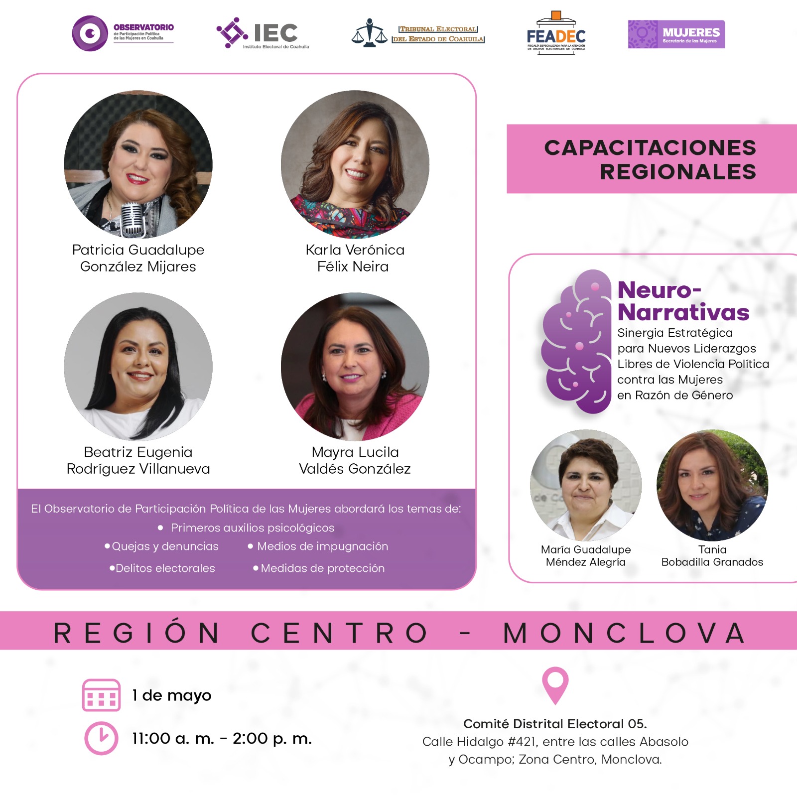 Neuto-Narrativas, Región Centro - Monclova